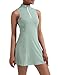 Tennis Dress for Women, Tennis Golf Dresses with Built in Shorts and Pockets for Sleeveless Workout Athletic Dresses Mint Green