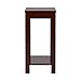 Crown Mark Pierce Chairside Table, Espresso
