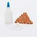 Woohome 12 PCS Miniature Brick Silicone Mold Scale Brick Making Tool Kit Miniature Wall Bricks Tiny Red Bricks Crafts Kit for Mini Garden Sand Table Landscape Building Accessories