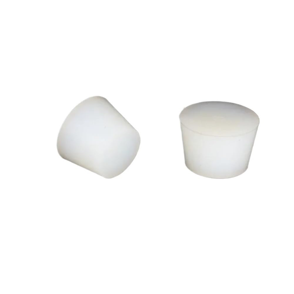 1 Stück 1,8–233 mm massiver Silikonstopfen, konische Gummistopfen, Temperaturversiegelung für die galvanische Oxidationsabschirmung, Pulverbeschichtungsabdeckung, 1 Stück(OD 3.4mm)