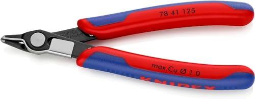 KNIPEX Electronic Super Knipsmit Mehrkomponenten-Hüllen 125 mm, 78 41 125