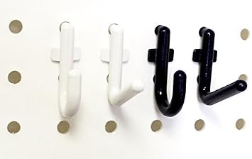 وول بيج 100 بك. خطافات Pegboard 50 L، 50 J Flex Lock Pegs لمنظم أدوات Pegboard - AM 116 B
