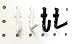 WallPeg 100 pk. Pegboard Hooks - 50 L , 50 J Flex Lock Pegs for Pegboard Tool Organizer - AM 116 B