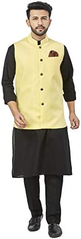 BE ACTIVE Mens Nehru Jacket For Men|| Linen Waistcoat for Ocassion|| Mens Nehru Jacket