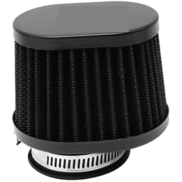 Filtr powietrza motocykla 50mm 55mm 60mm pasuje do uniwersalnego motocyklowego samochodu wyścigowego sportowy filtr wlotu powietrza Size 45mm black