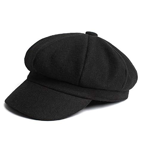 Kids Boys Girls Winter 8 Panels Newsboy Caps Wool Flat Beret Cabbie Hat For Toddler Baby,2 To 7 Years #TOP4