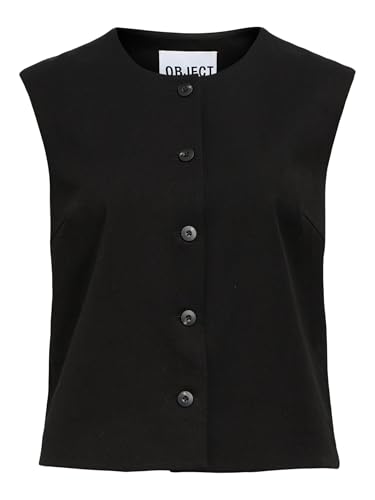 Objlisa Re Waistcoat Div gilet sans manche femme pour affiner la silhouette