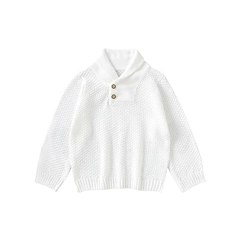 Winmany Little Boy V-Neck Knit Pullover Cover