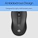 HP Wired Mouse 100 - Precise Optical Sensor with 1600 DPI - Easy USB Connection - Ambidextrous Design - 3 Button Control & Built-in Scrolling - Multi-OS Compatible (6VY96AA#ABL)
