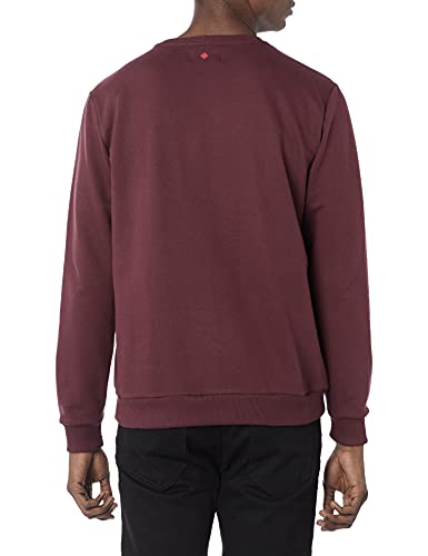 Forum Blusão de Moletom Masculino, G, Vermelh Verve