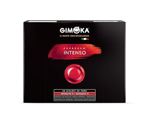 Gimoka Mezcla de Café Espresso Intenso, intensidad 11/11-50 Cápsulas - Compatibles con Máquinas de Café Nespresso* Professional Business Zenius y Gemini - Producido en Italia | Ya disponible en tu tienda friki favorita! En mundofriki.es! Gimoka Mezcla de Café Espresso Intenso, intensidad 11/11-50 Cápsulas - Compatibles con Máquinas de Café Nespresso* Professional Business Zenius y Gemini - Producido en Italia | Ya disponible en tu tienda friki favorita! En mundofriki.es!