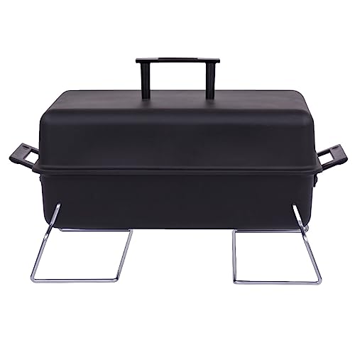 Portable Charcoal Grill - Family Outdoor Tabletop Barbeque Grill Compact Charcoal Stove for Camping Tailgating and Backyard BBQ Easy to Use and Clean