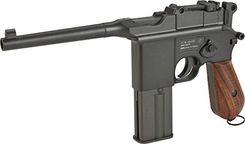 Evike Airguns - KWC M712 Broomhandle Full-Auto CO2 Gas 4.5mm / .177 Air Pistol
