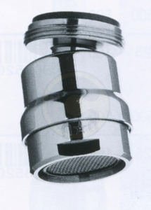 Aereatore cromato con snodo mm.24x1m