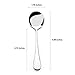 Soup Spoons, Wholesale Spoons Silverware, Round Stainless Steel Spoon Set of 8