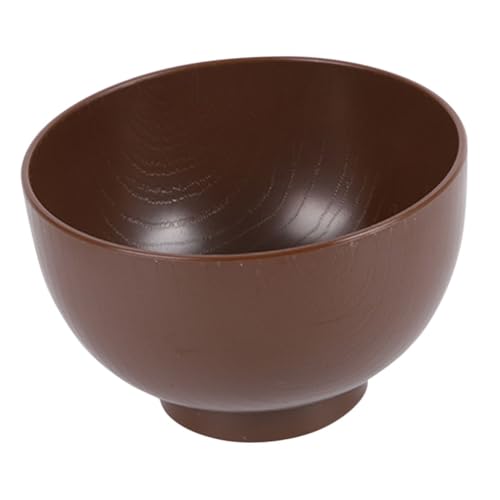 Toyvian Tazón De Sopa Japonés Irrompible Pequeño 14 Cm De Madera Estilo Café Resistente Al Calor Antideslizante Para Uso Diario