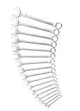 Acabado: Chrome STANLEY 1-95-776 - Juego de 17 llaves combinadas