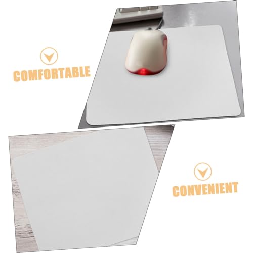 Tapis de bureau en caoutchouc de 45 x 55 cm avec surface lisse - 3