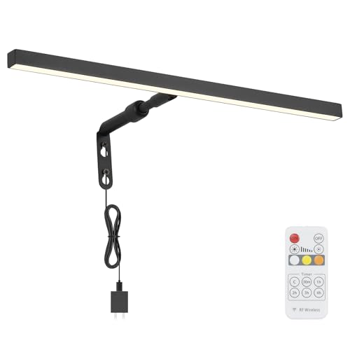 Pasoar Picture Lights for Paintings Plug in, 16' 4W Adjustable LED Picture Light Art Light with...