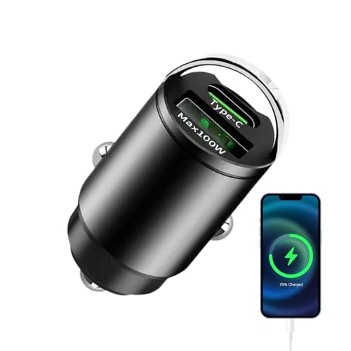 Adaptador rápido de 100W y splitter doble USB para cargar la batería de tu tablet
