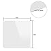 KINJOEK 4 Pack 12 x 12 Inch Acrylic White Black Product Photography Backdrops, 30x30cm Reflective Display Table Top Riser Product Photography Background, Background Board Sheets for Product Shooting