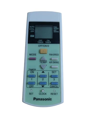 Image of Sanavya AC Remote Control - Compatible Replacement for Split & Window Air Conditioners - Replicates Genuine Remote Functions (Panasonic AC Remote Control 29)