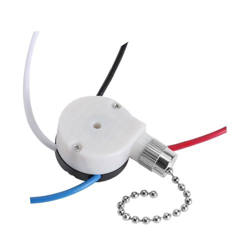 Image of ATORSE Pull Chain Switch Multifunctional Replacement Part Wall Lamps 3 Speed 4 Wire Silver|Home & Garden|Lamps, Lighting & Ceiling Fans|Lighting Parts & Accessories