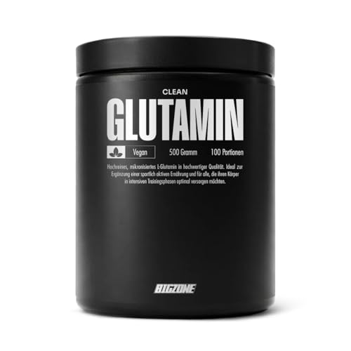 Big-Zone L-GLUTAMIN 100% Pulver hochdosiert - Made in Germany 500g