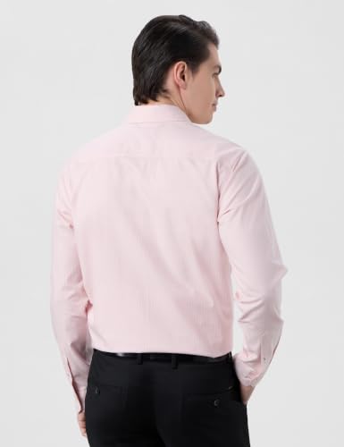 Image of Symbol Premium Men's 100% Cotton Formal Shirt | Textured Self Design | Regular Fit | Taped Construction | Available in Plus Sizes