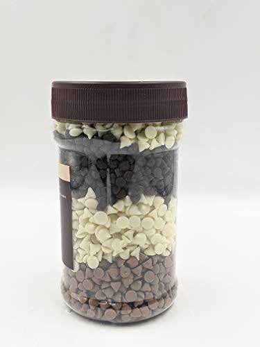 Image of Aromatic Mix Choco Chips (Milk,white and Dark) cake Decoration and cookies Garnishing-450gms