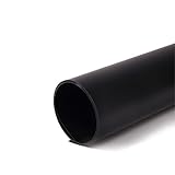 Elviros 24x43in [60x110cm] Seamless Water-proof PVC Backdrop Background Paper for Photo Video Photography Studio - Black