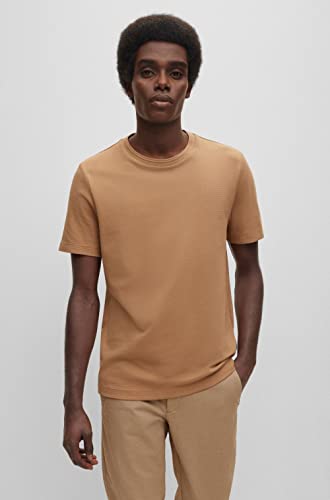 T shirt en coton mélangé à la structure jacquard effet bulle - vue 4