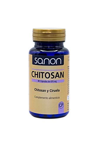 En Oferta Sanon Complemento Alimenticio, Chitosán, 80 Cápsulas, 470 Mg, One Size, Vanilla, 37.6 Gramo