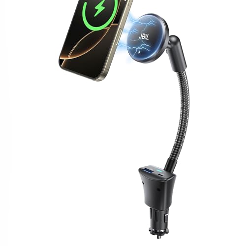 for Magsafe 15W Car Mount Wireless Phone Charger Cigarette Lighter，Car Magnetic Vent Mount Holder...