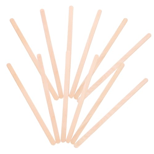FONDOTIN 500 Wooden Stirrer Sticks Mix Stir Coffee Smooth Safe for Hands Ideal for Bars Homes