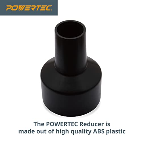 Powertec 70140 2-1/2” To 1-1/4” Hose Reducer – Conversion Unit For Dust Collection Accessories #TOP2