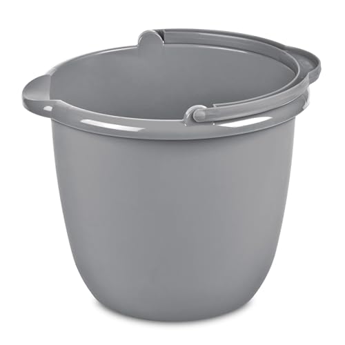 Sturdy Pail Bucket Organizer Household Cleaning Supplies Projects Mopping Storage Comfortable Durable Grip Pour Handle