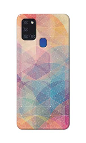 Image of Printed Hard Back Cover Case for Samsung Galaxy A21s Back Cover (Crumpled Paper Design) -1803