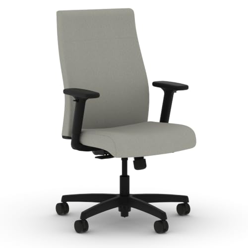 Image of HON Ignition 2.0 Ergonomic Office Chair, Lumbar Support, Desk Chair, Fog