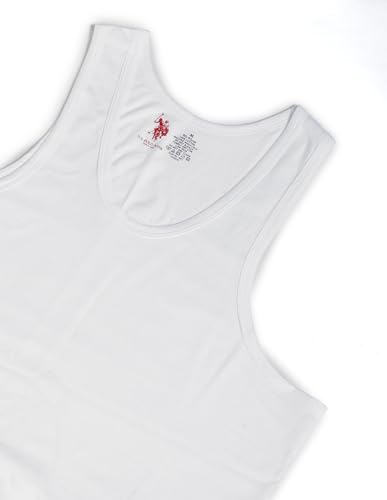 Image of U.S. Polo ASSN. Men's I661 Round Neck Cotton Jersey Vest - Pack of 1