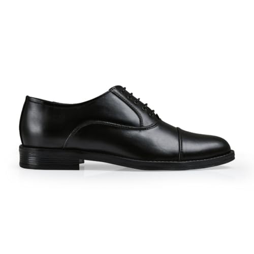 Image of Chardonnay Men's Leather Oxford Formal Shoes | Comfortable Cushioned Dress Shoes for Office & Business