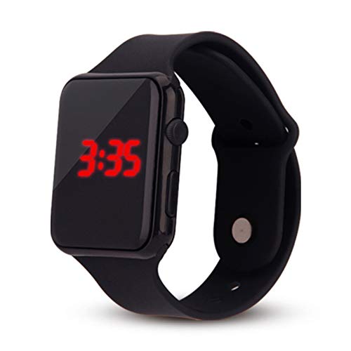 Black Dial Large Square Screen Display Fashion Watch for Boys & Girls (Black) (B0BBNCZFSJ) Amazon Price History, Amazon Price Tracker