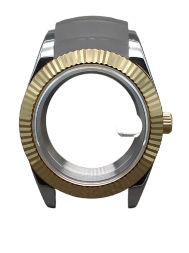 1�� 36mm 40mm �V���o�[�S�[���h�P�[�X ���v�p�[�c �f�C�g�W���X�g NH35 NH36 4R36 �~���^ 8215 ���[�u�����g 28.5mm �_�C����(Glass cover 1,36mm Miyota 8215)