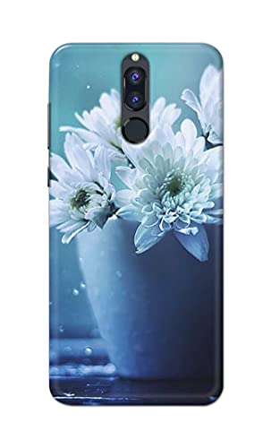 Image of PRINTFIDAA Flowers in The Glass On The Table Printed Designer Hard Back Case Cover for Huawei Mate 10 Lite /Huawei Nova 2i / Huawei Honor 9i -(SF) MVN1002