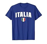 Italian Flag Italy Shirt Vintage Italia boys & girls Blue T-Shirt