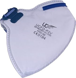 RESP, UCFD-P2V, FOLD Flat MASK, FFP2, Box of 10