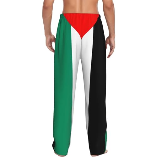 Palestine flag print Pajama Pants Men Pajama Pants PJS Pants Mens Pajama Pant Sleepwear Bottom Pants with Pocket3