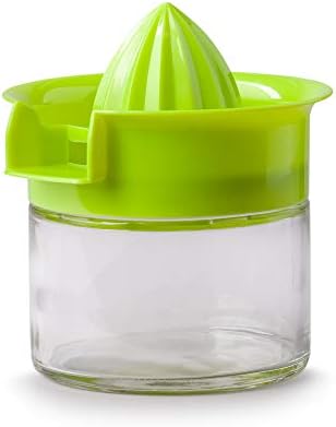 Kilo L95 Handy Citrus Juicer, Press and Extractor with Filter Top Collector Base-350ml, Glass