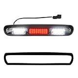 RAVSOFT LED 3rd Third Brake Light Smoked Lens with Seal Gasket For 2007-2013 Chevy Silverado GMC Sierra 1500 2500 3500 2500HD 3500HD High Mount Stop Lamp Assembly