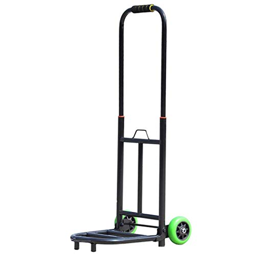 Carretilla plegable portátil con ruedas resistentes miniatura 1
